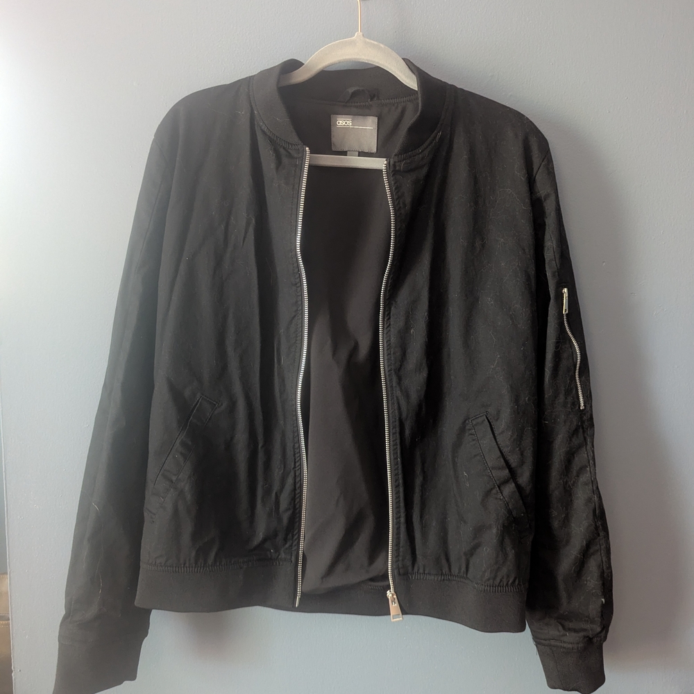 Black Bomber Jacket